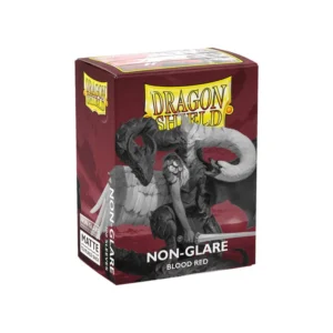 Blood Red - Non-Glare - Matte Sleeves - Standard Size