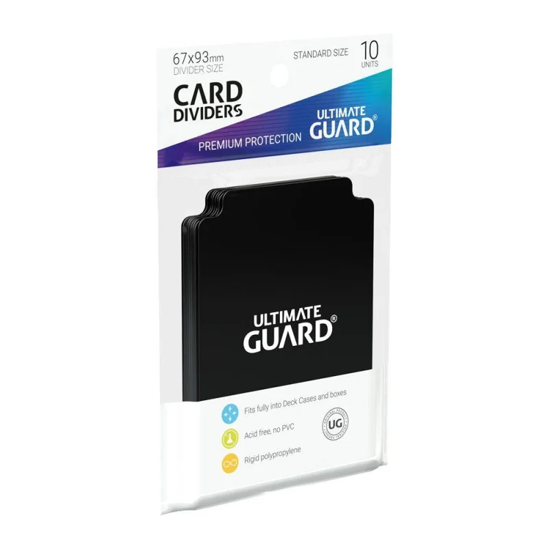 Card Dividers Standard Size - Black